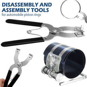Piston Ring Installer Tool Piston Ring Plier Piston Ring Compressor Tool Car Engine Auto Maintenance Clamp Expander Plier Kit