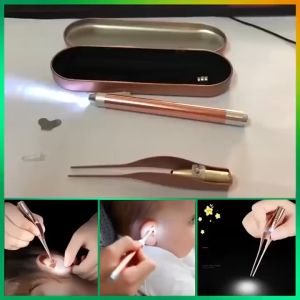 Bộ Dụng Cụ Lấy Ráy Tai Có Đèn Tiện Lợi