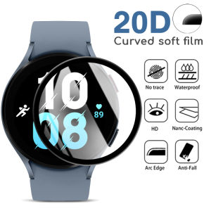 3D Curved Full Edge Protective Film Cover for Samsung Galaxy Watch 7/6/5/4 40mm 44mm 43mm 47mm Watch Cover Galaxy Watch Ultra Protection Clear Protector Film