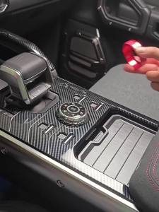 Kalynlun Modified Central Control Knob For Chery Jetour Traveler Shanhai T2 Decoration Circle Gear Shift Interior Driving Knob Alloy Car 1I5J2K