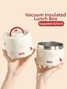 YOULUNMEI | Stainless 24h Insulated Thermal Lunch Box