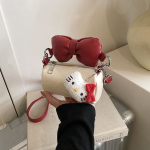 กระเป๋าสะพายไหล่ขนาดเล็กสุดน่ารัก กระเป๋าถือแบบสะพายข้างสำหรับผู้หญิง กระเป๋าแฟชั่นฤดูใบไม้ร่วง/ฤดูหนาว กระเป๋าสะพายข้างแบบลำลอง