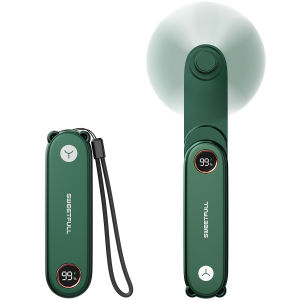 Quạt Mini Cầm Tay USB Sạc Lại Được Pin 1500mah 2 Tốc Độ Có Thể Gập Lại Dùng Ngoài Trời Thương Hiệu Sweetfull