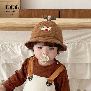 Adorable Cartoon Baby Fisherman Hat Spring Autumn Sun Protection Warmth Baby Boys Bucket Cap Summer Sunshade Winter Thermal