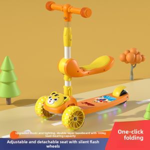 JIFANPAUL | Foldable Sit-on 3-in-1 Childrens Scooter 3-12 Years