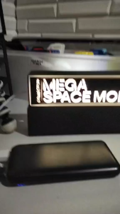 3D PRINTED MEGA SPACE MOLLY LOGO WITH LED LIGHT