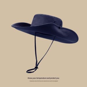 Sun Protection Wide Brim Summer Fishing Outdoor Hiking Fishermans Hat Retro Western Cowboy Hat