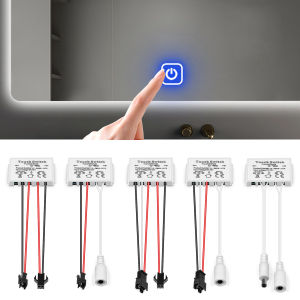 HOT DC12V-24V Dimmable Touch Sensor Switch For Single Color/ CCT Adjustable LED Strip Light Bathroom Mirror Backlight Switch