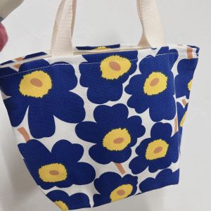 ถุงใส่กล่องอาหารน่ารักสไตล์ญี่ปุ่นถุงใส่อาหารแบบหิ้วมีมูลค่าสูงถุงหิ้วกระเป๋าใส่ปิ่นโตผ้าใบแฟชั่นสำหรับนักเรียนออฟฟิศ