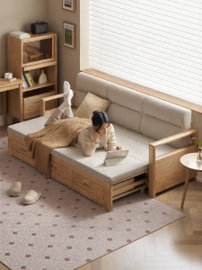 YUANSHI YUANSU | Foldable Expandable Multi-functional Sofa Bed with Storage