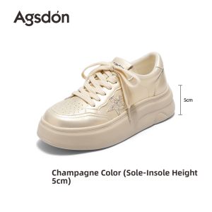 Agsdon | Height-increasing Breathable Summer White Shoes