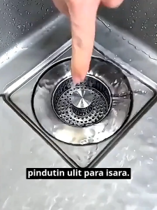 304 Sink Drain Filter Bounce Core-Odor&Leak PreventionDishwashing Drain FilterAnti-Clog Strainer