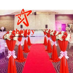 【Fast Delivery】 Ice Silk Material Wedding Road Lead Cover for Party Event Banquet Supplier Decoration