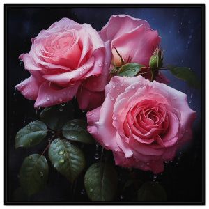 Tranh treo tường  tranh dán tường hoa hoa hồng đẹp tranh decor tranh phong thủy. CGI-130