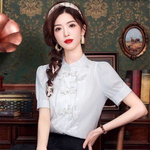 Horse-Face Skirt Shirt: A New Chinese Style Women's Summer Short Sleeve Hanfu