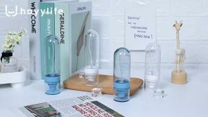 PRANA Travel Bottle - Botol Penyimpanan Tumpul 30ml dengan Semprotan Terbalik Cocok untuk Toner Botol Semprot Kecil PET HL-AGB916