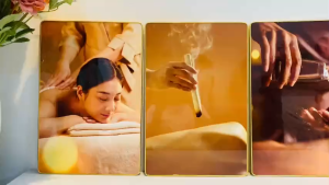 (HÌNH THẬT) Tranh treo tường spa 5 trang trí decor thư giãn kèm đinh