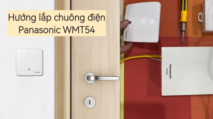 Bộ chuông cửa cao cấp Panasonic chuông điện có dây WMT54