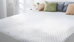 Rokduk Waterproof Mattress Protector Queen Ultra Cooling Mattress Cover Hypoallergenic Premium Knit Breathable Noiseless Bed Pad Protector Deep Pocket (Vinyl Free)