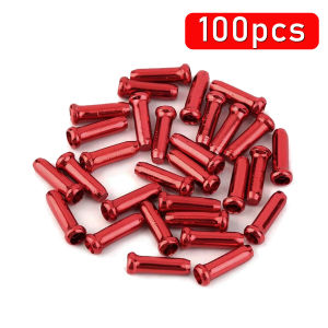 PINMOAP 100PCS Bicycle Cable Tail Cap Brake Variable Speed Cable End Cap Multi-Color Optional Universal Bicycle Accessories