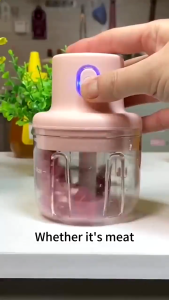250ml/100ml Wireless Mini Electric Garlic Puree Food Chopper Kitchen Tools Household Garlic Masher