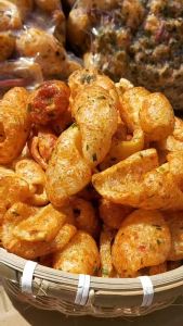 Da heo sấy giòn vị mắm hành hộp lớn 170gram chất lượng đồ ăn vặt ngon Ăn vặt Thi Thi