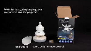 GEERLIพัดลมเพดานไฟขนาด 52 ซม. พัดลม ABS รีโมทคอนโทรล 3 สปีด มอเตอร์ DC ทองแดงบริสุทธิ์ไร้เสียง โคมไฟอะคริลิก พัดลมอินเวอร์เตอร์ พัดลม LED เหมาะสำหรับห้องนั่งเล่น ห้องรับประทานอาหาร ห้องนอน บ้าน และสถานที่อื่นๆ