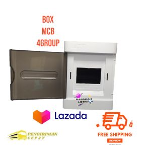 Box MCB 4Group /Tempat Case Kotak Box MCB 4 Group/4Slot Rumah MCB Circuit Breaker Box 4Group 4group.