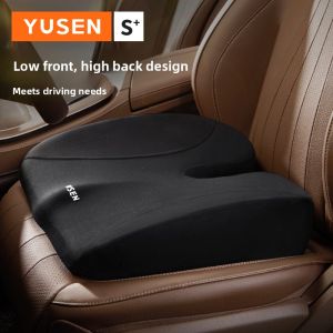 MONLEYTA | Thickened Memory Foam Car Seat Cushion All Seasons Universal Driver Co-driver Booster Pad Lumbar Support Assorted Colors