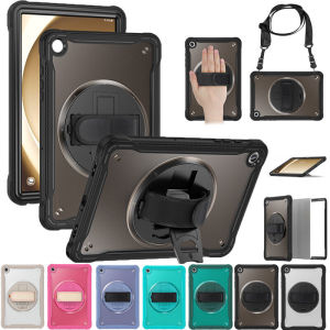 For Apple iPad 10th 9th 8th 7th 6th 5th Air Pro 3rd 4th 10.9" 10.2" 9.7" 10.5" 11.0" 12.9" Mini 6th Gen 8.3" Tablet 360°Rotating Hand Strap Heavy Duty Case Stand Cover