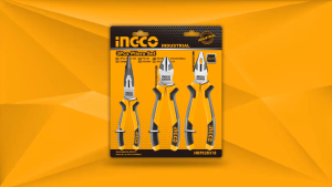INGCO 3PCS PLIERS SET | LONG NOSE DIAGONAL CUTTING & COMBINATION | HKPS28318
