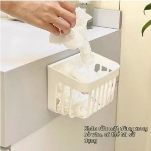 Hộp Tích Trữ Dán Tường Cho Khăn Giấy Đã Sử Dụng Tulip