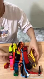 Vòng cổ Chó Mèo khoá nhựa bằng chất liệu vải nylon (mẫu mới) - Hara Pet Store
