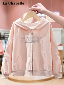 La Chapelle | Áo Cardigan Có Mũ Pink Mẫu Mới