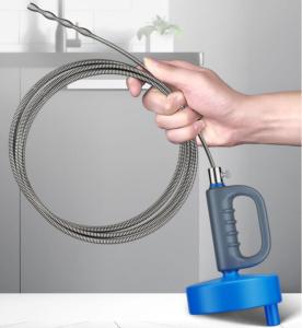 งูเหล็ก งูเหล็กทะลวงท่อตัน งูเหล็กทลวงท่อ 10 นาที สปริงทะลวงท่อตัน ได้ตามต้องการเพื่อแก้ปัญหาท่อน้ำอุดตันและปรับปรุงประสิทธิภาพ เครื