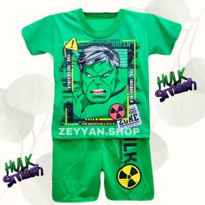 SETELAN BAJU ANAK LAKI LAKI MOTIF HULK UNTUK ANAK USIA 1-10 TAHUN COWOK KATUN KIDS LAKI LAKI BISA SET TOPI DAN TOPENG