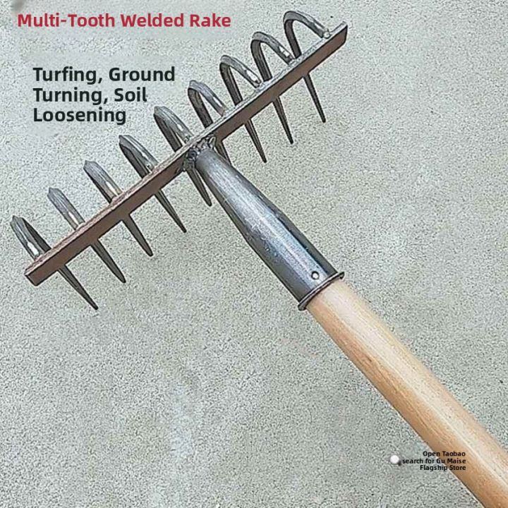 Heavy Duty Steel Rake for Lawn Care and Leaf Collection | Lazada PH