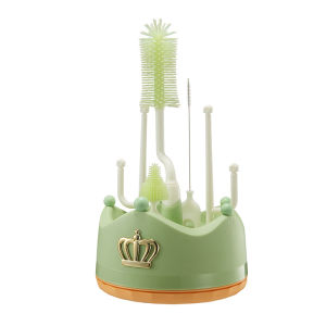 Orzbow Silicone Baby Bottle Brush Set Rotating Cleaner for Bottles 360 ° Rotating Bottle Cleaning Brush Set