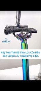 Yên Xe Đạp Carbon Toseek PRO143C-3D Yên xe đạp Cao cấp Carbon 3D