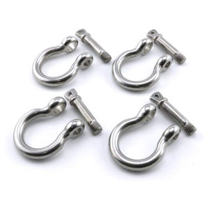 304 Stainless Steel Bow Shackle Heavy Duty Shackles for Boat Rigging Clevis Anchor Shackle Sailing Marine Hardware M4/M5/M6/M8