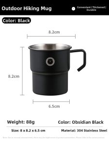 Portable Stainless Steel Camping Dinnerware Set