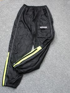 Mens Large Size Outdoor Rainproof Hiking Pants Loose Sport Riding Cover Waterproof Windproof Reflective Autumn Cycling Trousers