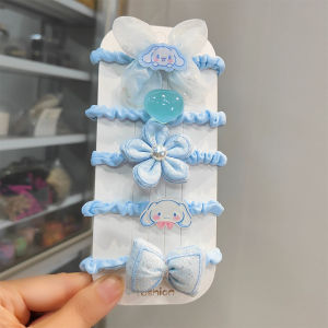 High Elasticity Hair Ties for Women Girls Cute Ball Head And Tail Hair Bands Korean Style Fashionable Hair Accessories