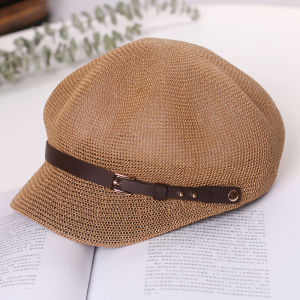 Nữ Mùa Hè Phong Cách Hàn Quốc Đa Năng Thoáng Khí Mũ Nồi Mũ Che Nắng Du Lịch Mũ Chống Tia Cực Tím Mũ Rơm Hình Bát Giác Mỏ Vịt Mũ Chống Tia Cực Tím Thời Trang