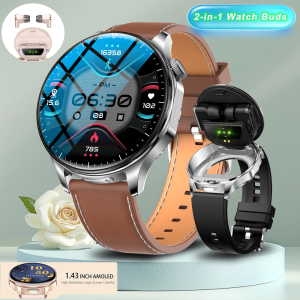 2026 New 5.0 Bluetooth Call Watch 1.43-inch AMOLED HD Screen 466 * 466 Resolution Heart Rate Health Monitoring New Mens Watch