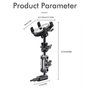 Car A-Pillar Handle Phone Holder 360 Degree Rotatable Fixed Mobile Bracket Suitable for Tanks 300/500/Pajero/Overlord ETC