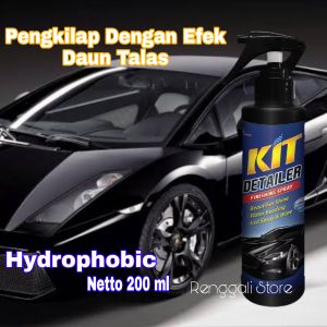 Pengkilap mobil 200 ml/kit detailer/pengkilap efek daun Talas/mobil dan motor- Renggali store