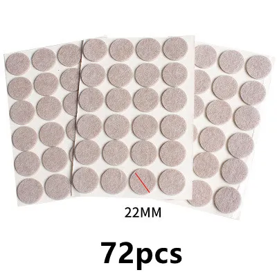 8 Styles Thicken Self Adhesive Felt Chair Leg Pads Floor Protectors Furniture Legs Table Leg Covers Round Bottom Anti-Slip Pads