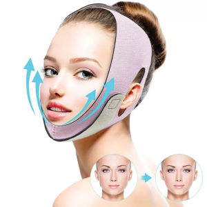 V Shape Face Slimming Strap Anti Wrinkle Chin Lift Up Facial Belt Slimming Cheeks/Pembentuk Muka Runcing Tirus