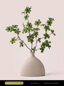 Wabi Sabi Simple Unfired Ceramic Vase Home Decor